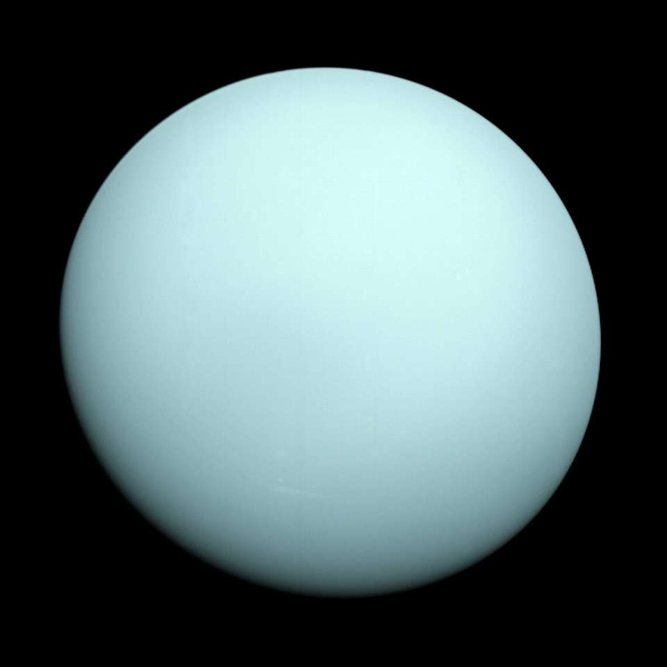Uranus - A planet from the solar system puzzle online from photo