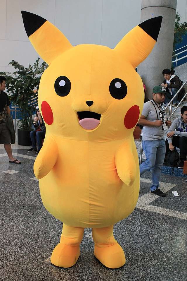 Pikachu cosplaye puzzle online fotóról