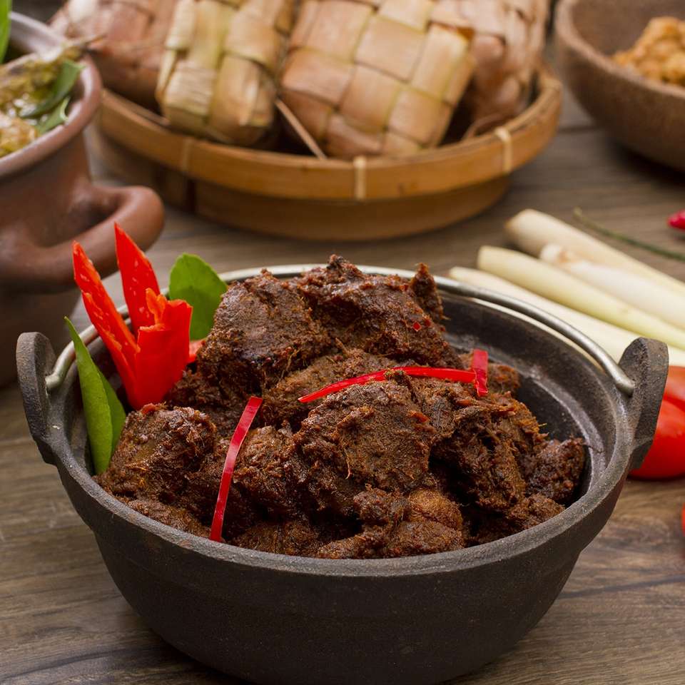 rendang indonesia puzzle online from photo