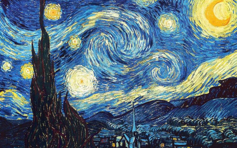Starry night online puzzle