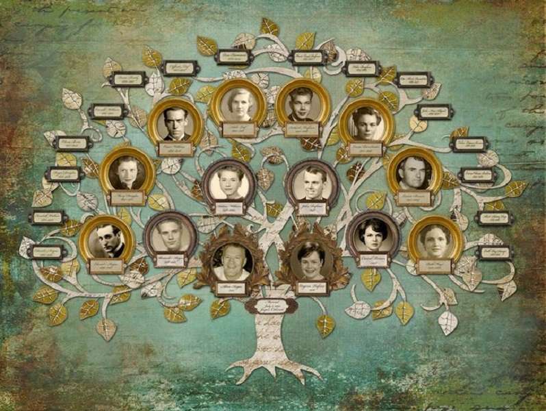 Arbore genealogic puzzle online