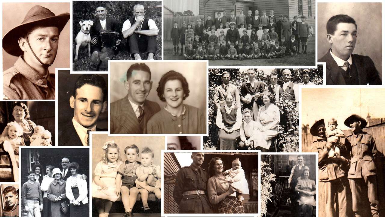 familjens collage pussel online från foto