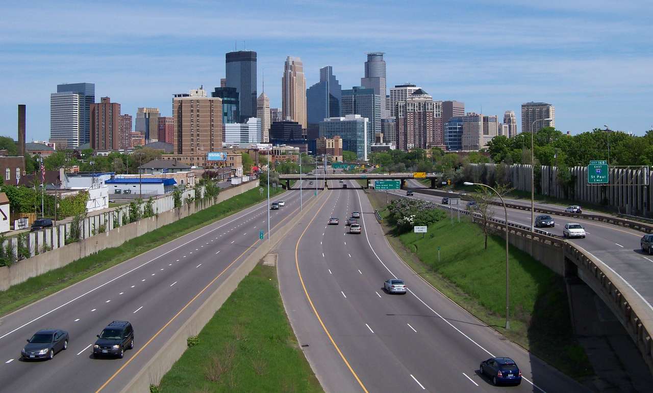 Миннесота межштатные автомагистрали пазл онлайн из фото