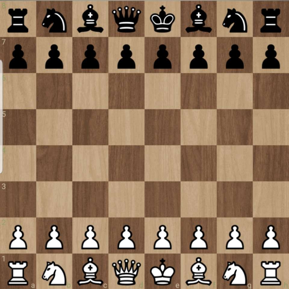 Schachfiguren Schachfiguren Online-Puzzle