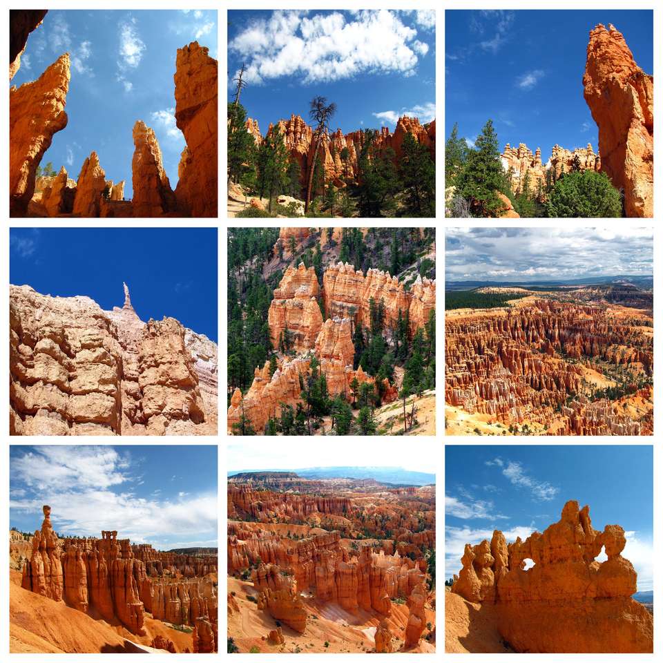 Národní park Bryce Canyon, Utah, USA puzzle online z fotografie