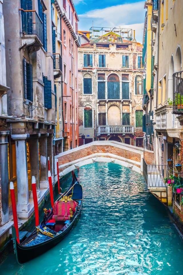 Venedig kanal Pussel online