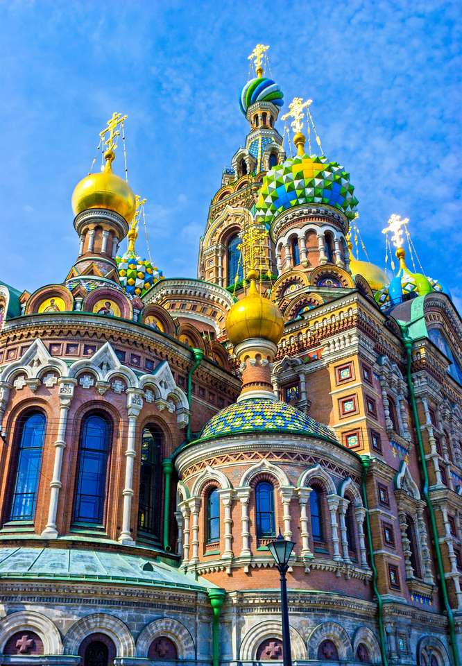 Church of the Savior on Spilled Blood puzzle online from photo