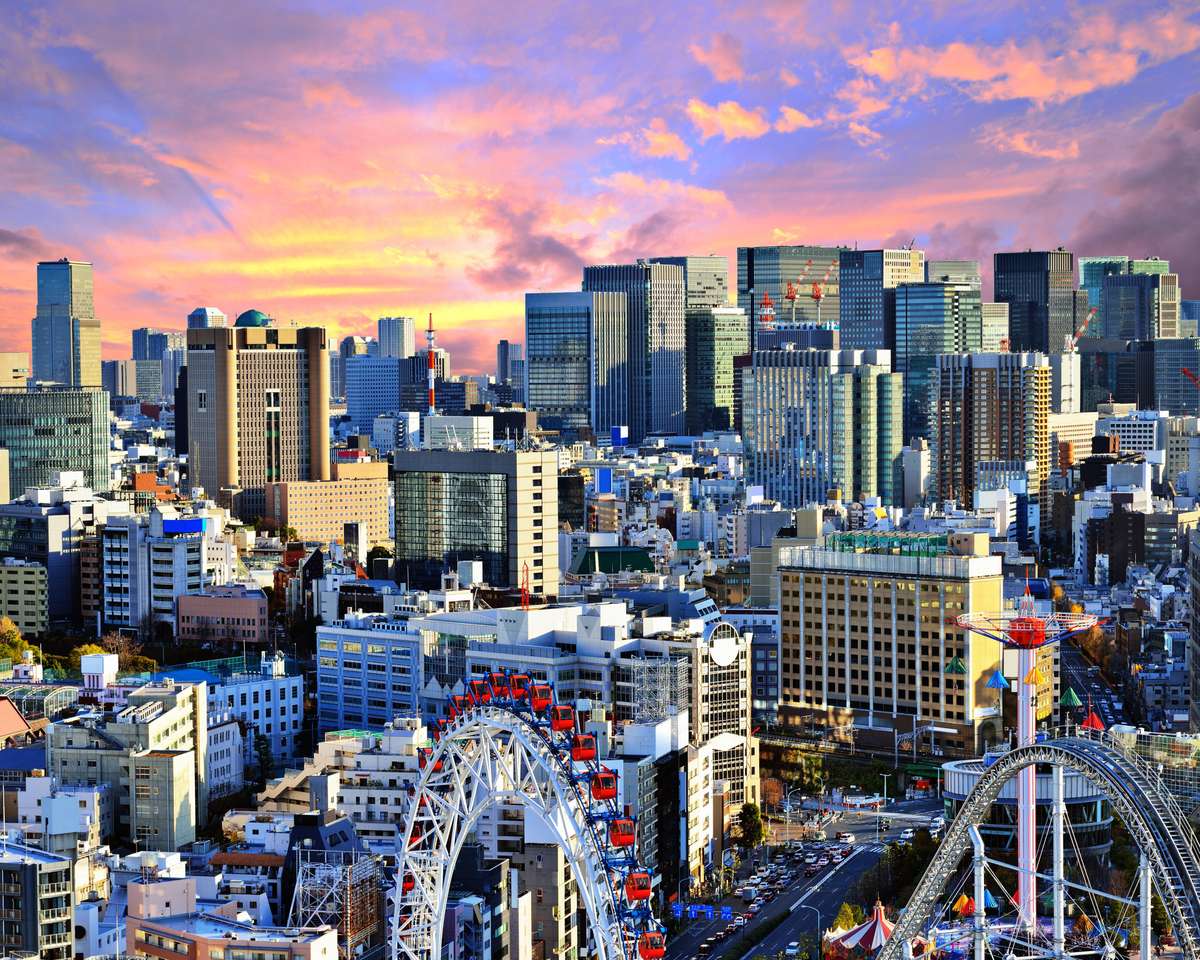 Bunkyo, Τόκιο, Ιαπωνία, Αστικό τοπίο παζλ online από φωτογραφία