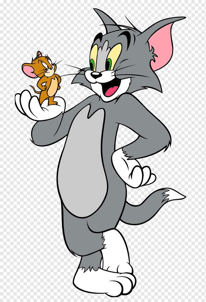 Tom och Jerry pussel online från foto