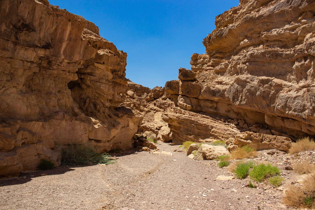 woestijn canyon landschap online puzzel