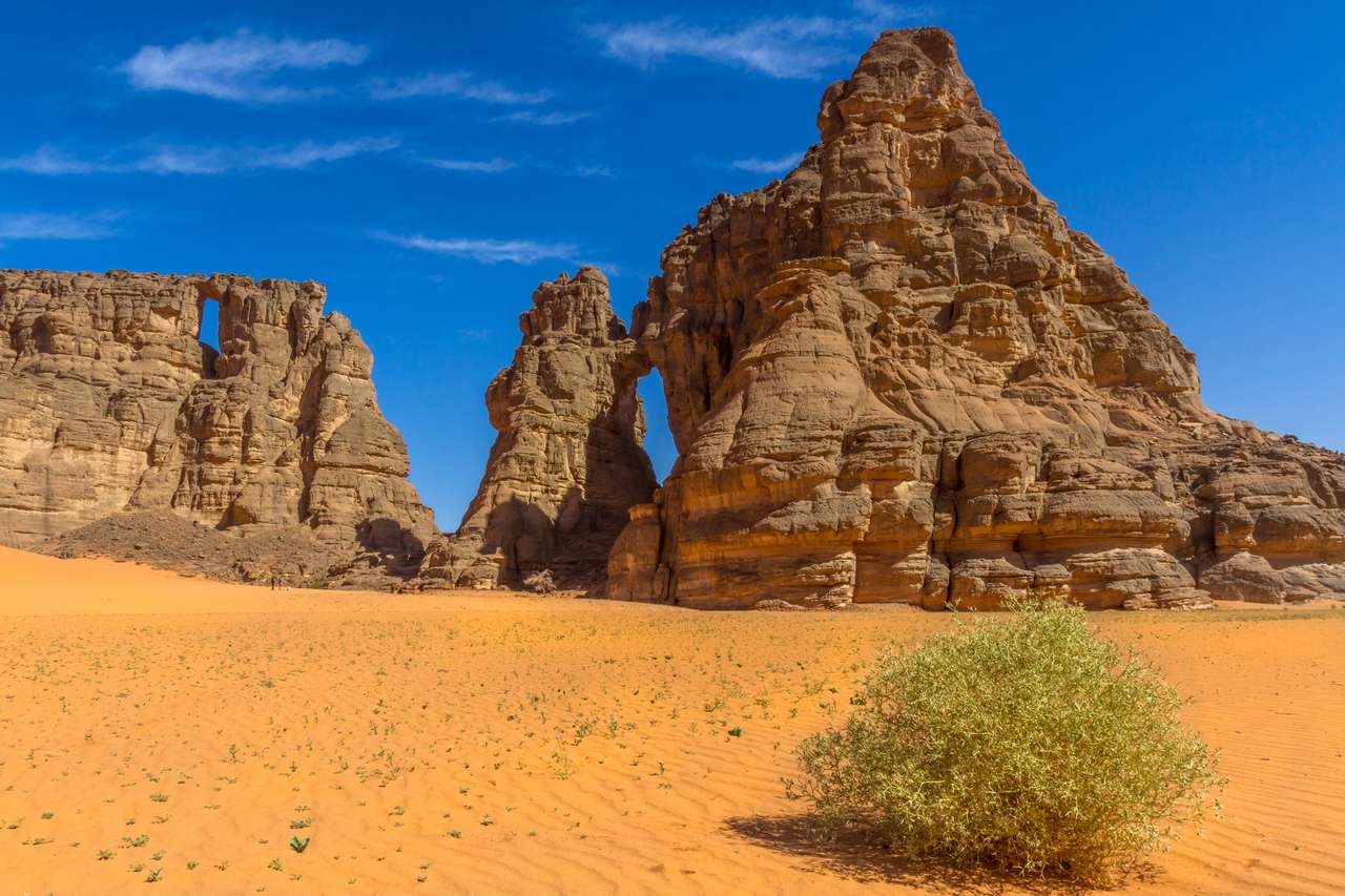 Parcul Național Tassili n'Ajjer, Algeria puzzle online din fotografie