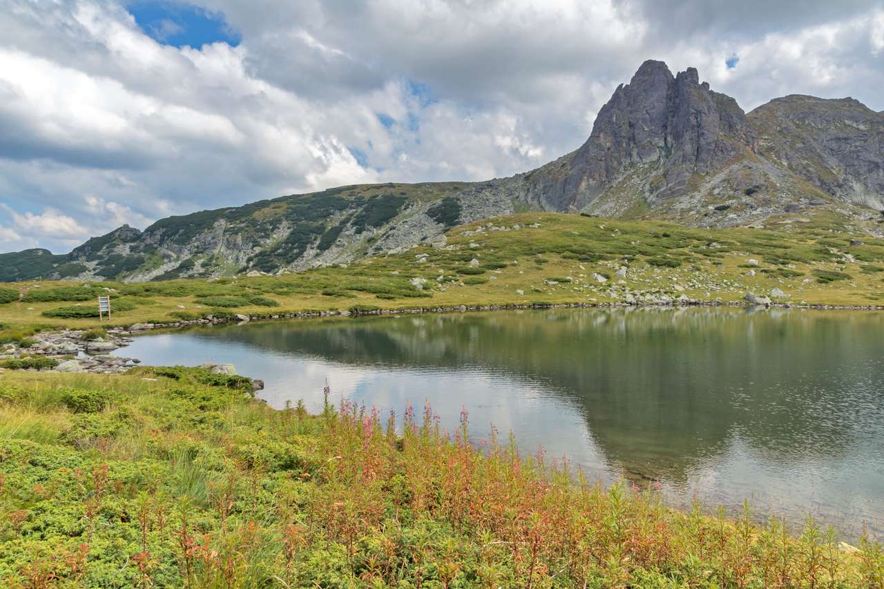 The Twin lake at The Seven Rila Lakes online puzzle