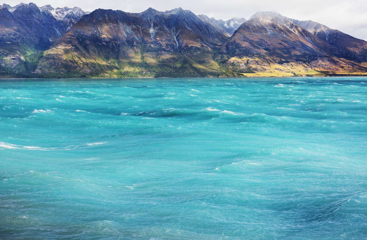 Amazing landscapes in New Zealand puzzle online from photo