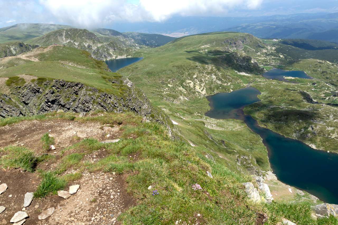 Die sieben Rila-Seen, Bulgarien Online-Puzzle