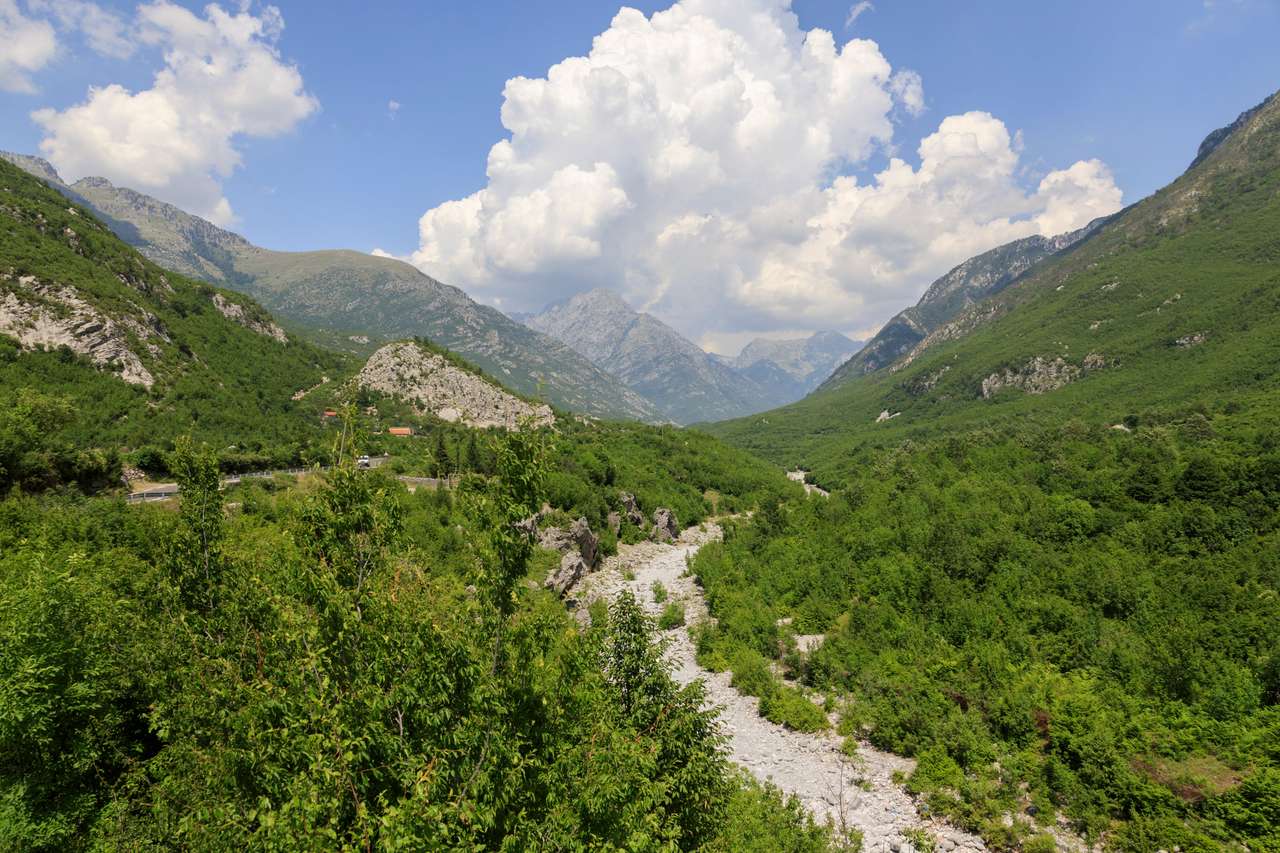 The dinaric alps in Albania online puzzle