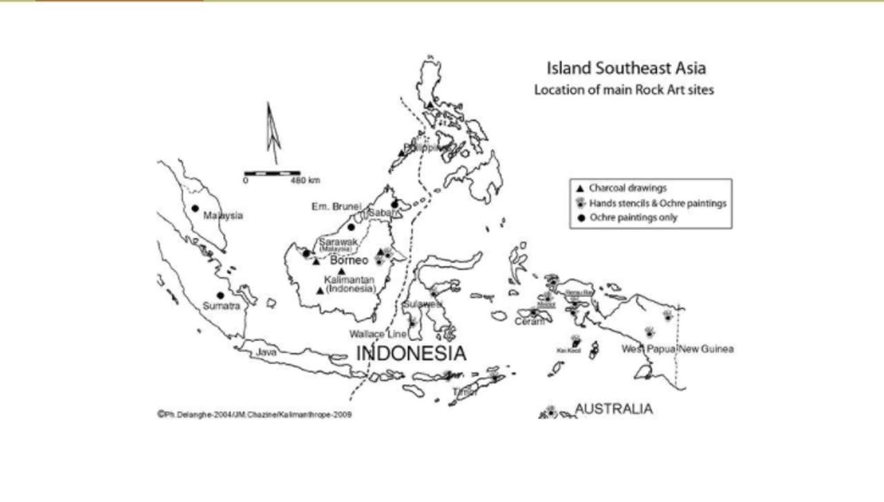 Harta insulei Asiei de Sud-Est puzzle online