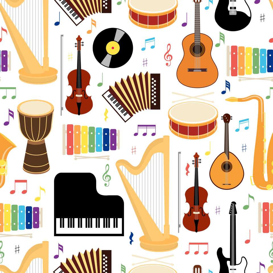 Instrumente muzicale puzzle online