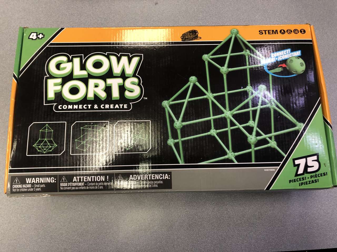 Glow Forts online puzzle