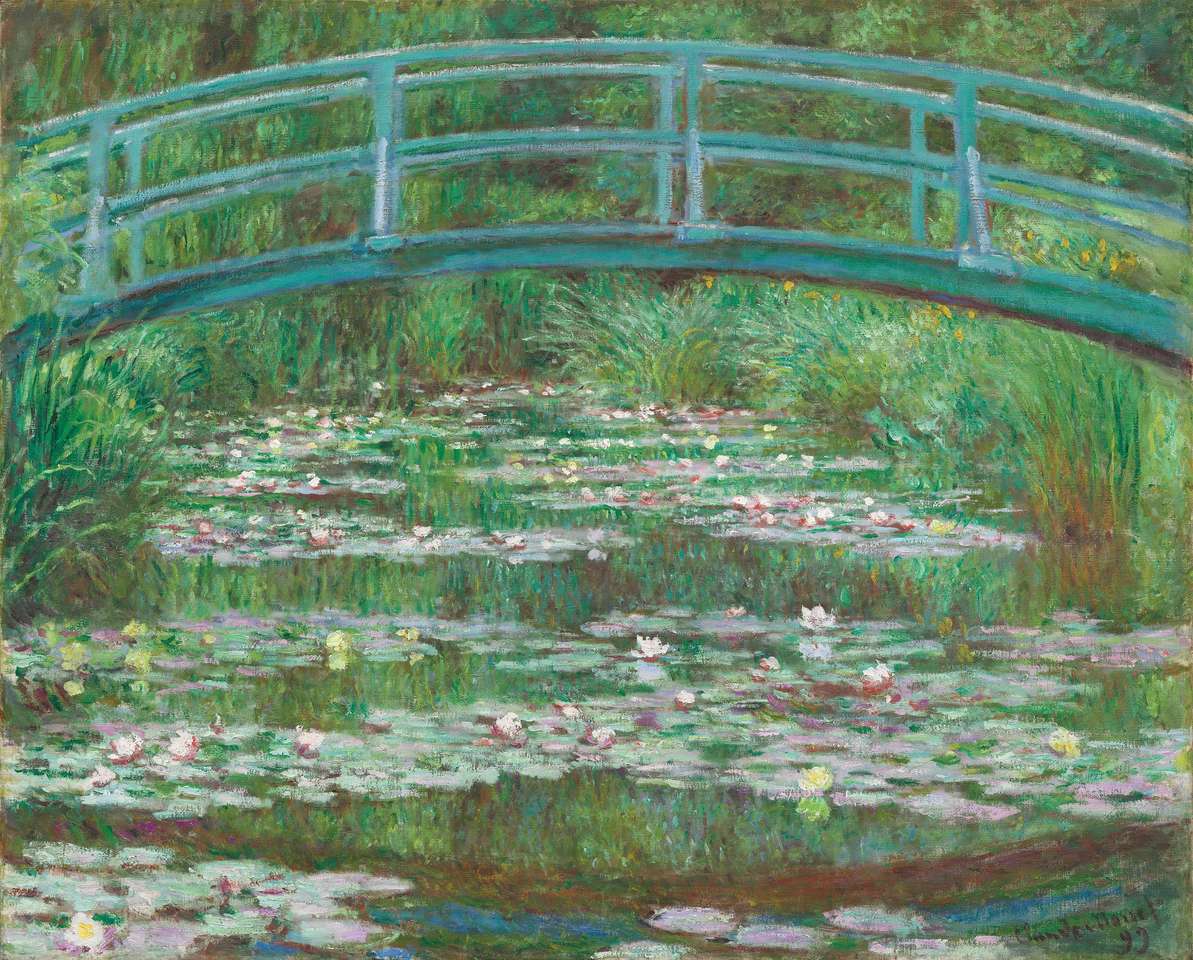 Monet puente japones rompecabezas en línea