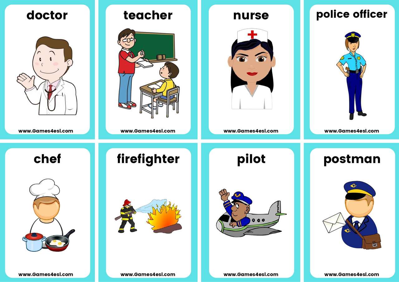 Learnjobs puzzle online from photo