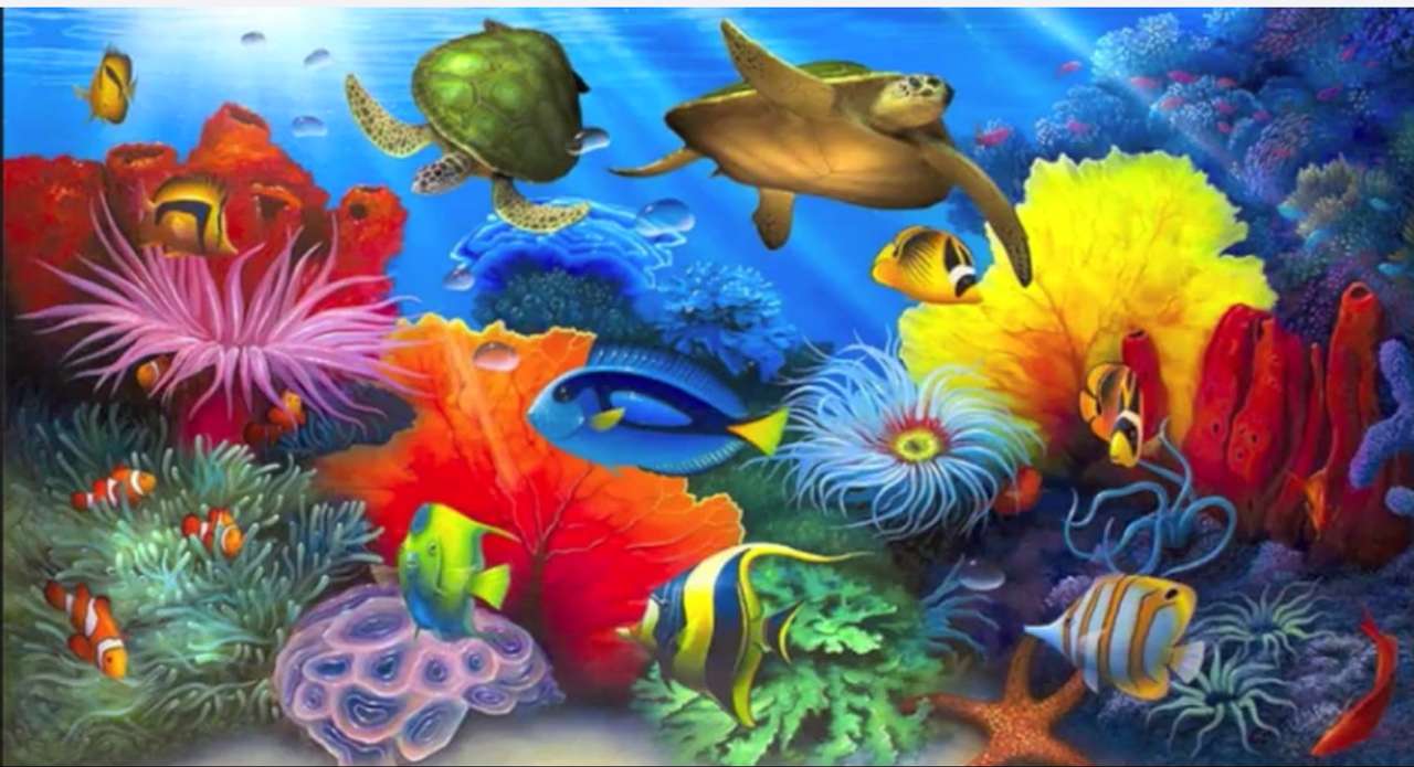 víz alatti lények online puzzle