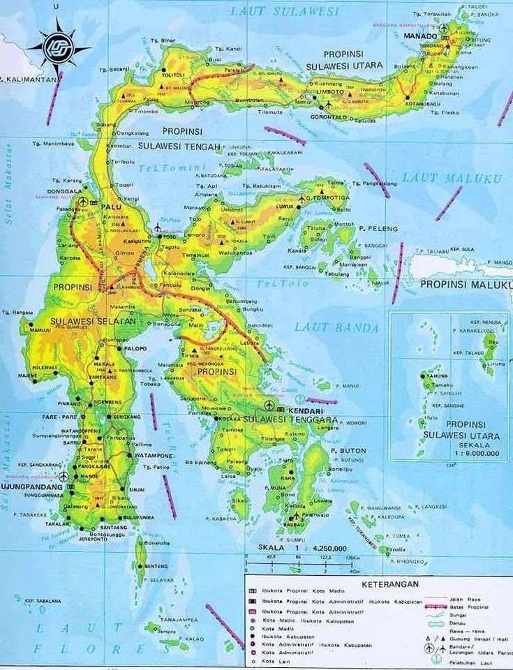 Borneo eiland online puzzel