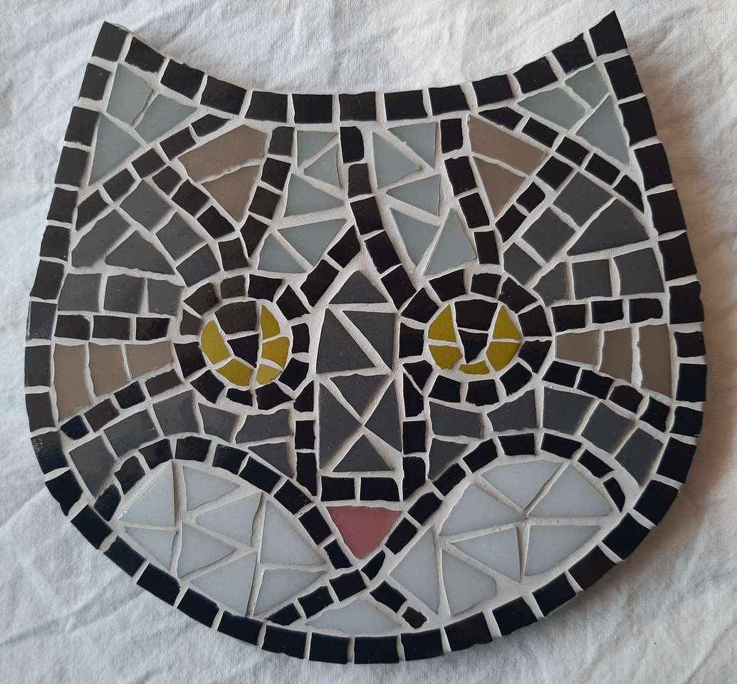 Gato de mosaico rompecabezas en línea