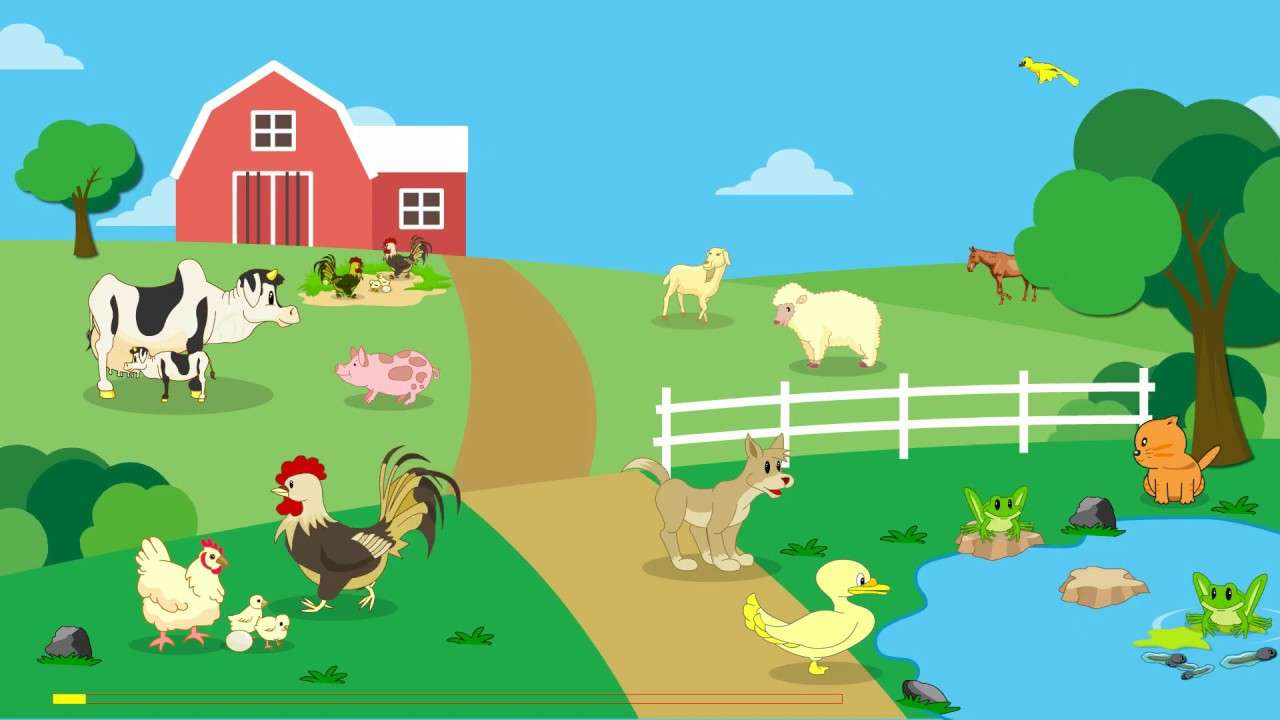 FARM ANIMAL puzzle online from photo