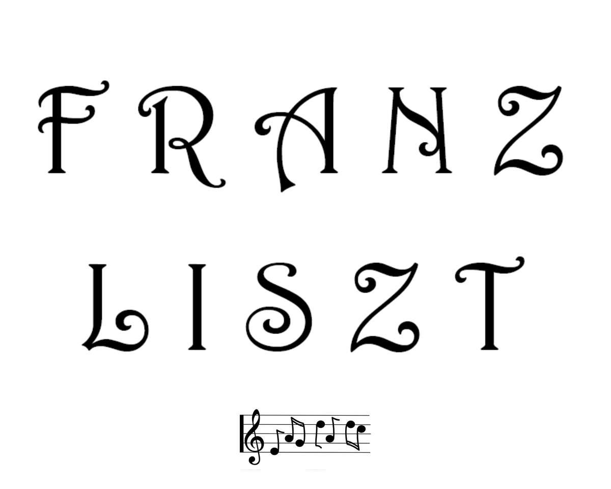 Franz Liszt puzzle online z fotografie