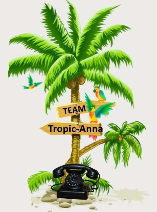Team Tropic-Anna Puzzle feb pussel online från foto