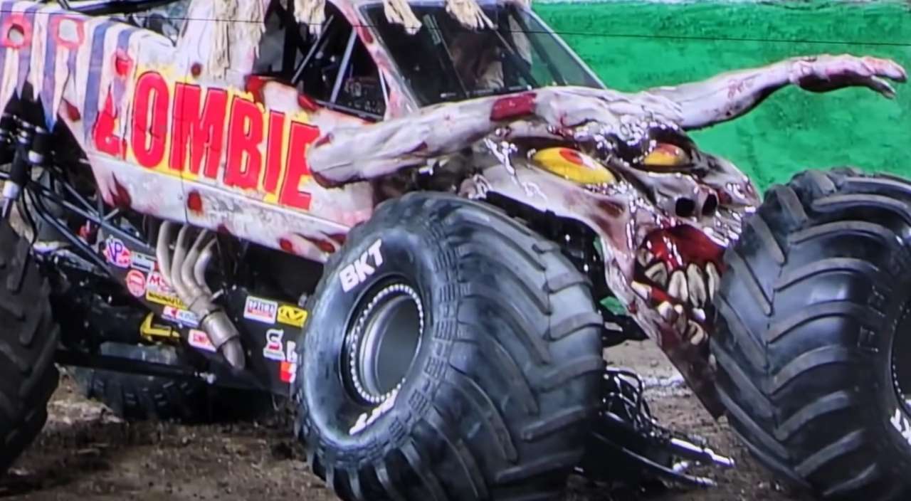Monster Truck Rally παζλ online από φωτογραφία