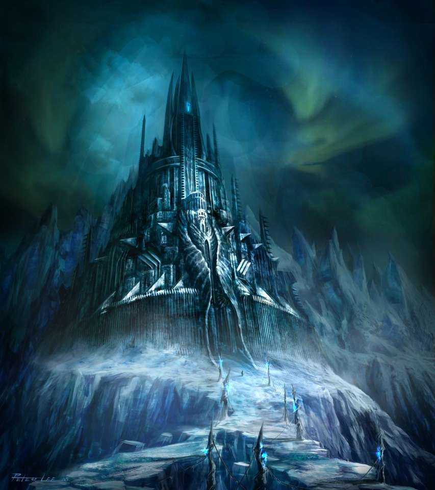Citadela Icecrown puzzle online z fotografie