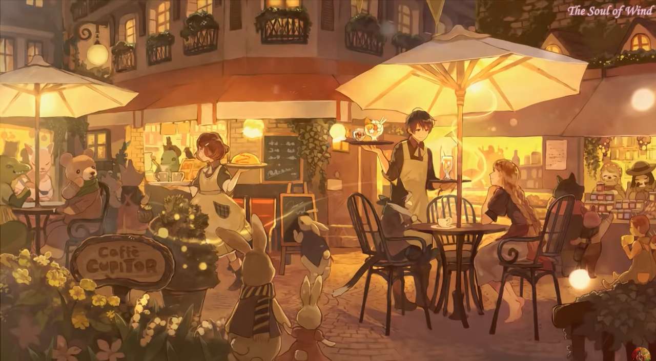 Waiter At Cafe online puzzle