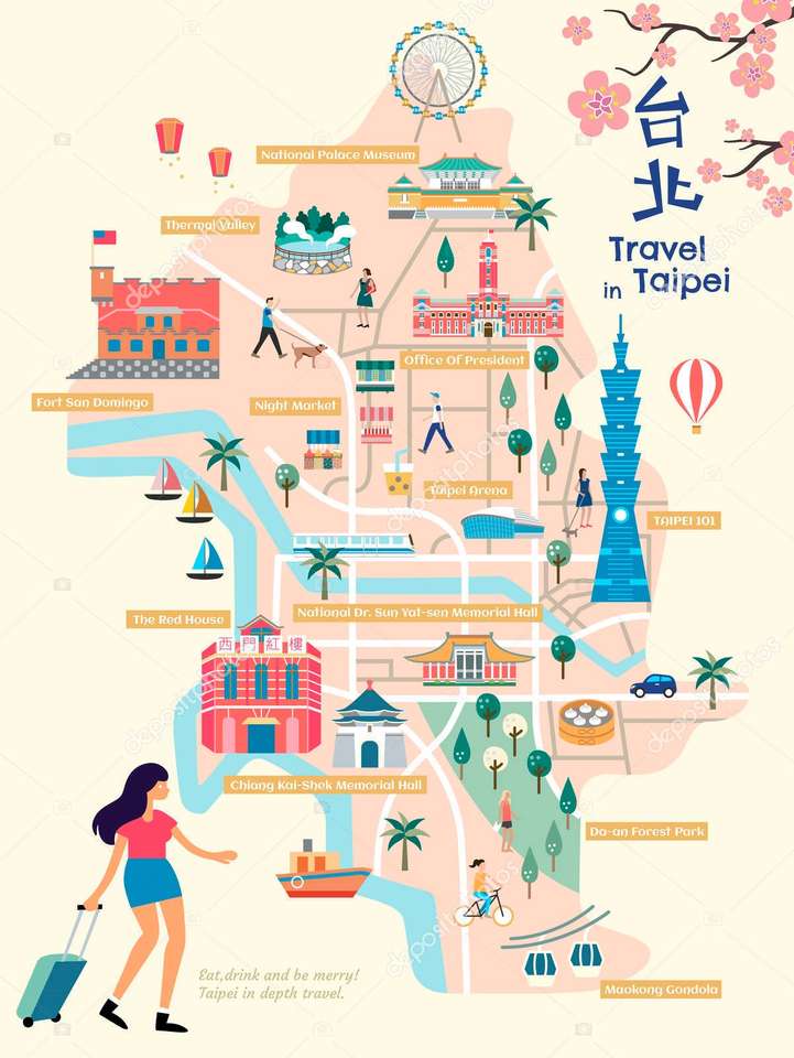 Taipei City puzzle online from photo