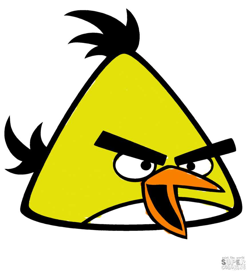 Angry birds chuck online puzzle