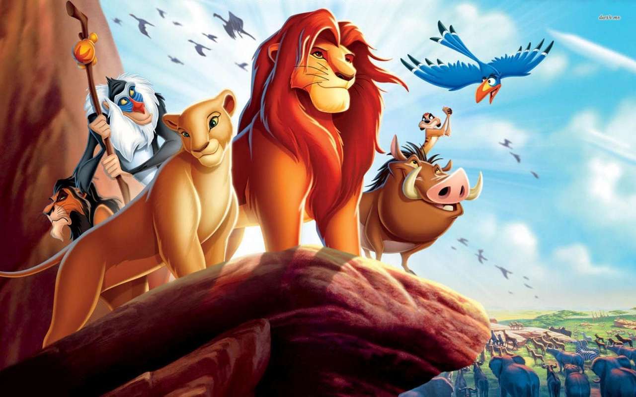 Casse-tête du Roi Lion puzzle en ligne à partir d'une photo