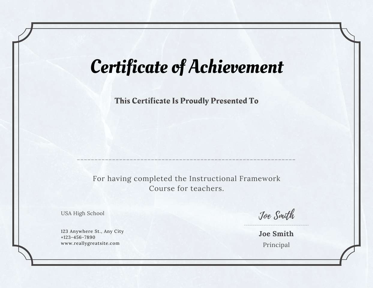 Сертификат онлайн-пазл