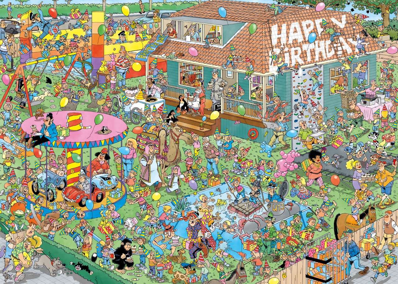 születésnap online puzzle