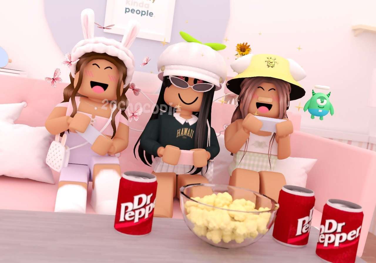 Roblox BFF Cafe онлайн пъзел