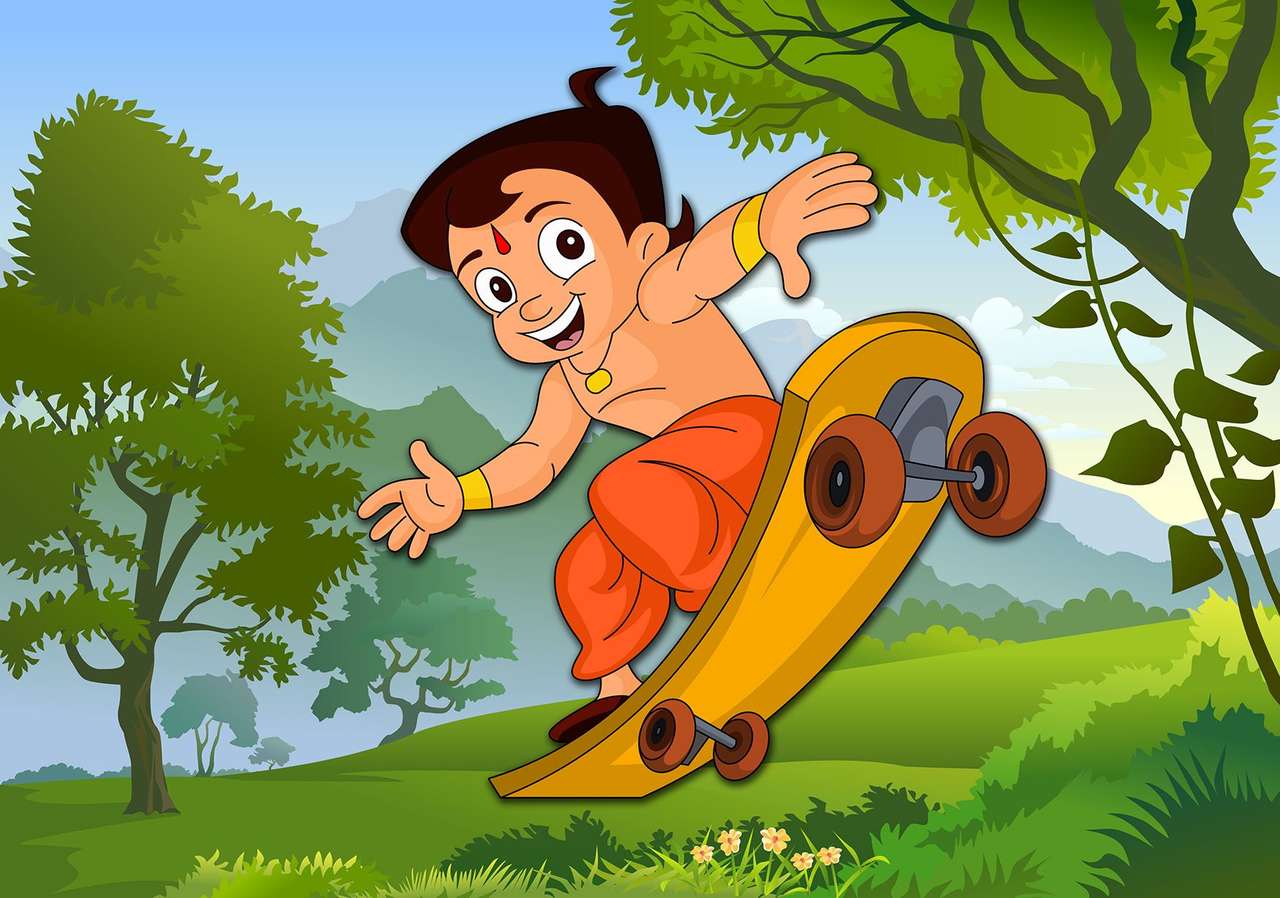 Chhota Bheem Puzzle puzzle from photo