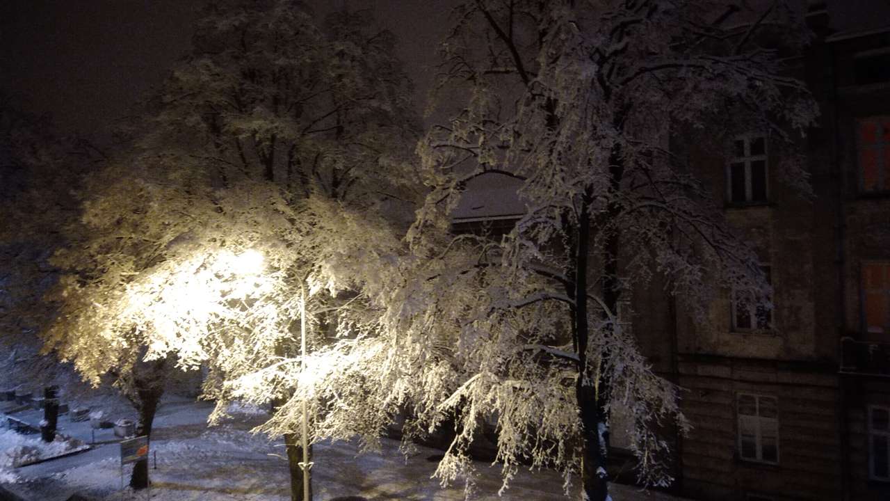 冬の夜 写真からオンラインパズル