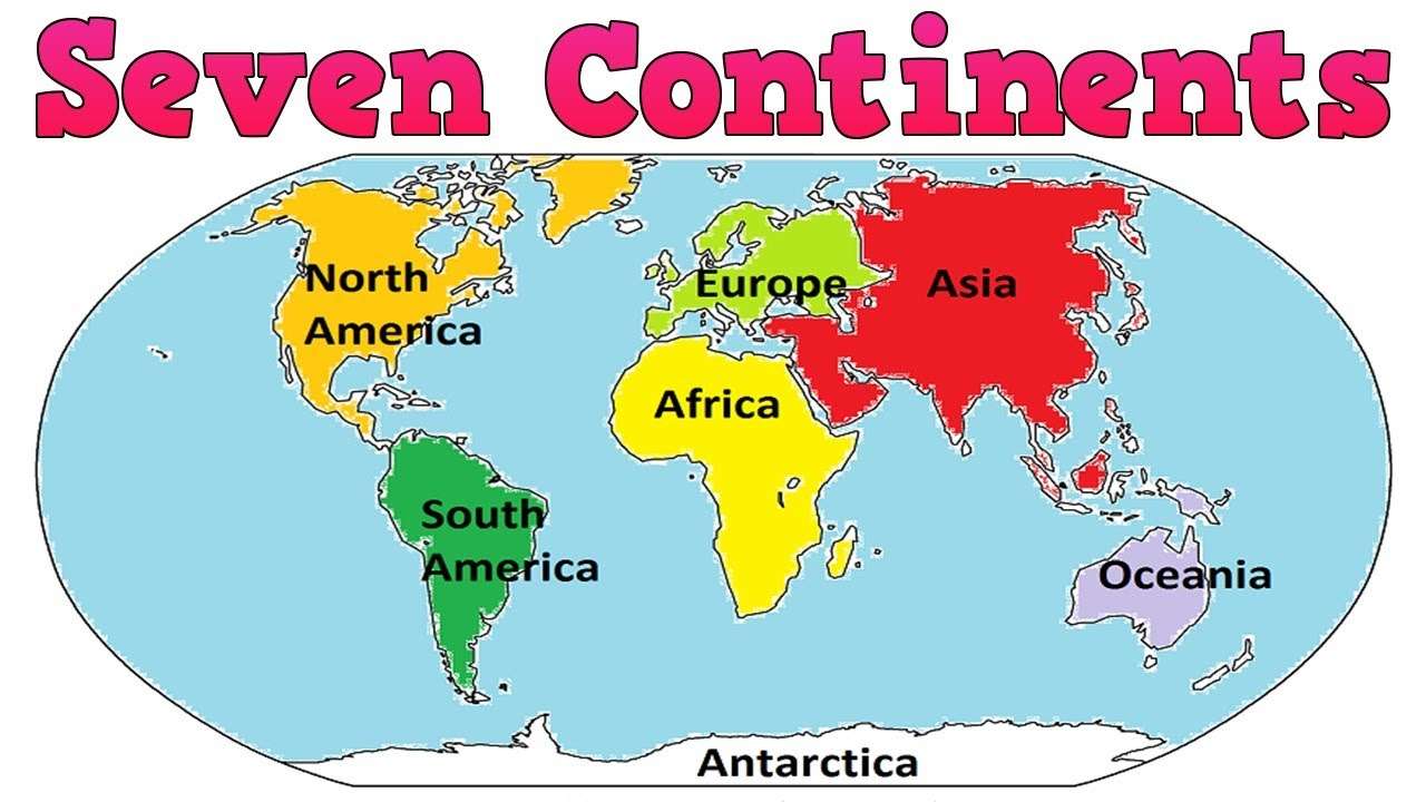 Sedm kontinentů puzzle online z fotografie
