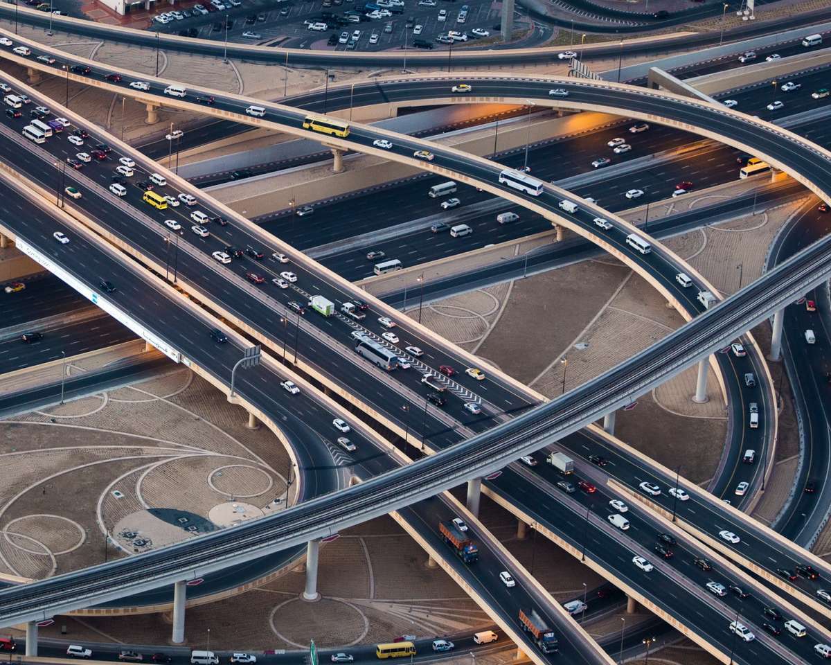 Autopista desde Dubái rompecabezas en línea