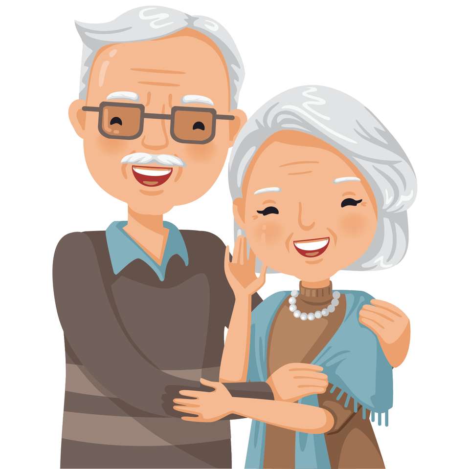 παππούς και γιαγιά online παζλ