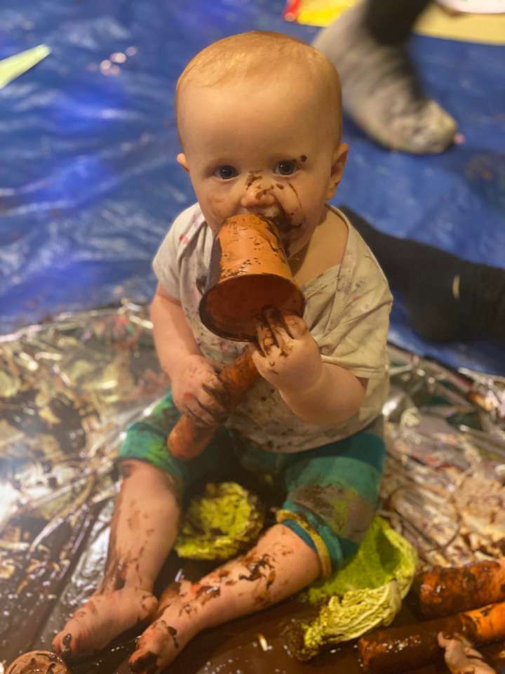 Messy play puzzle online from photo