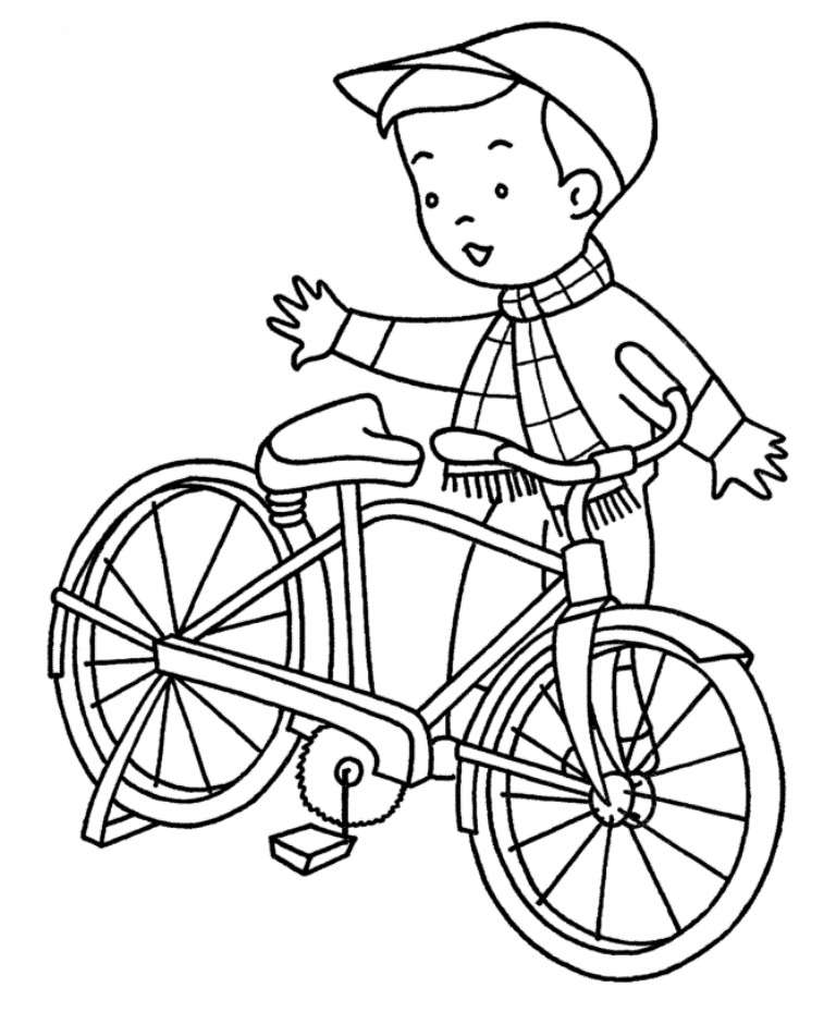 Criança de bicicleta puzzle online a partir de fotografia