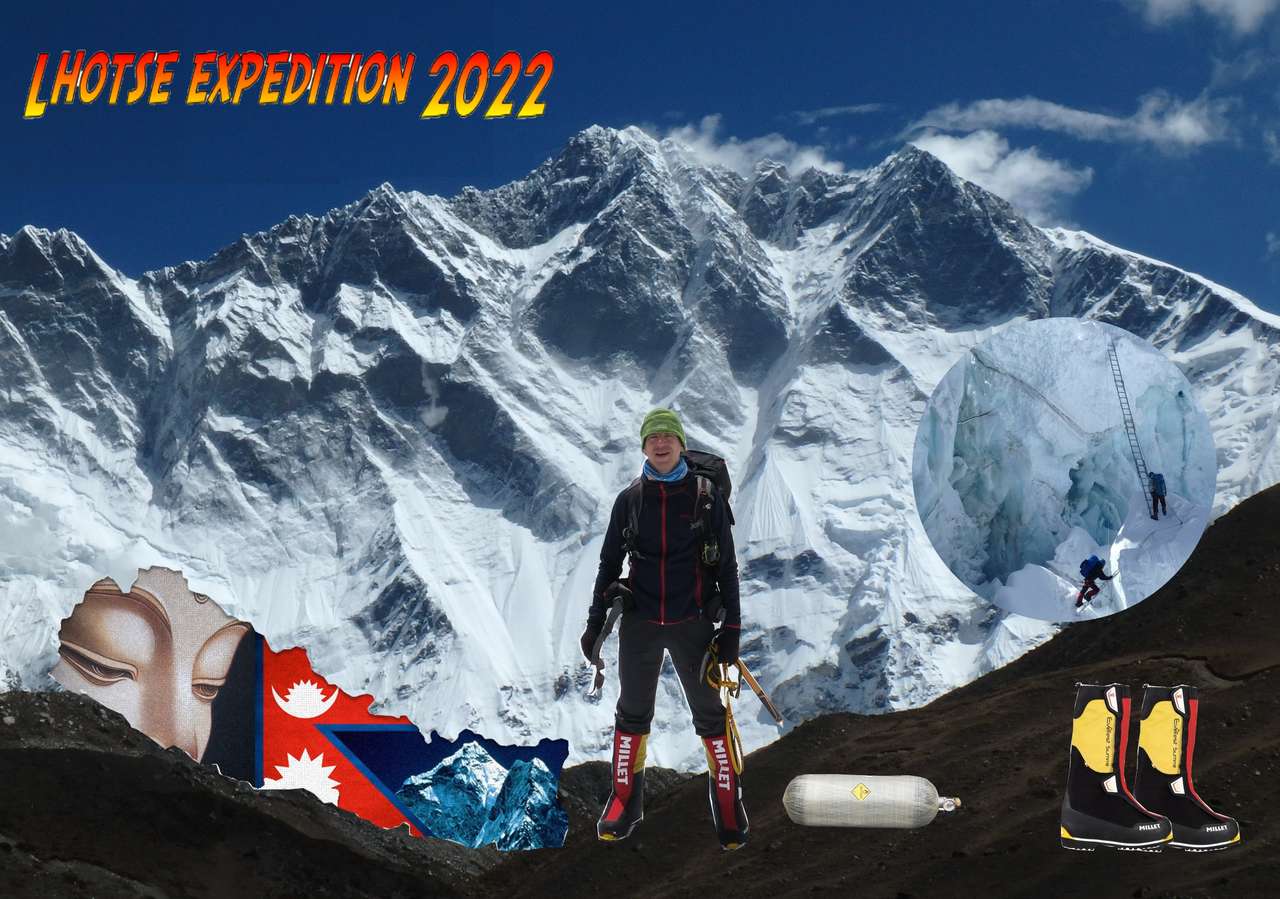 Expediția Lhotse puzzle online din fotografie