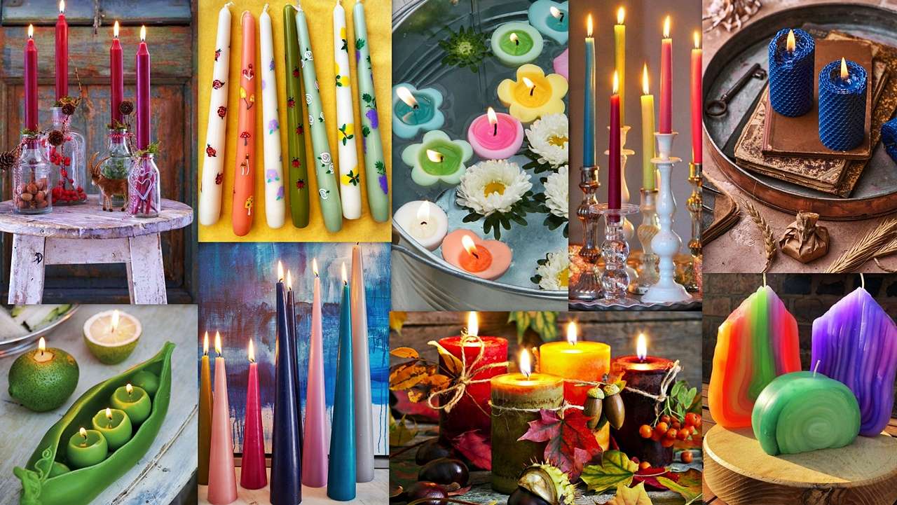 Свещи, свещи онлайн пъзел от снимка