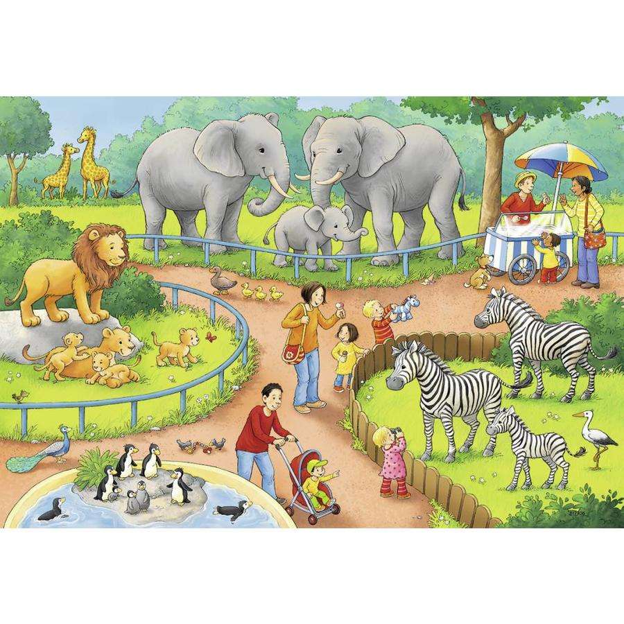 grădină zoologică puzzle