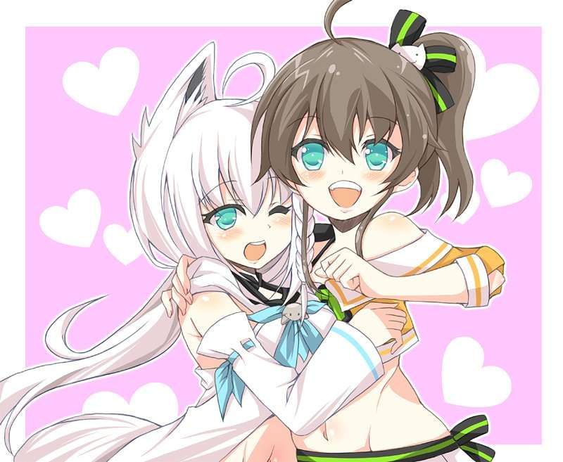 Fubuki och Natsumi pussel online från foto